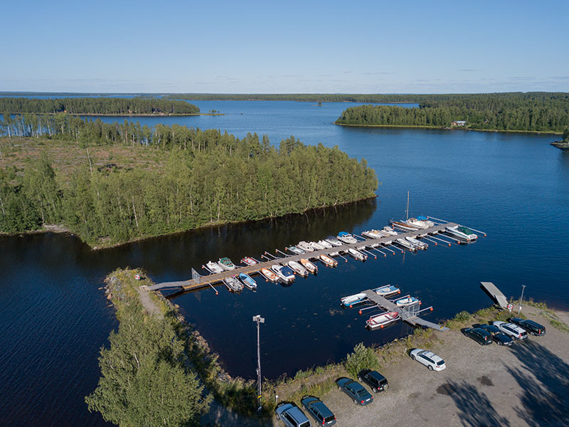 Seskarö småbåtshamn i Haparanda