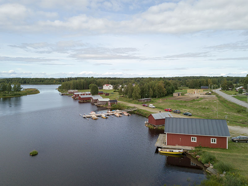 Storö bys fiskehamn (Uddviken) i Kalix