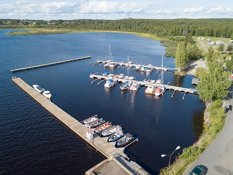 Töre båthamn i Kalix