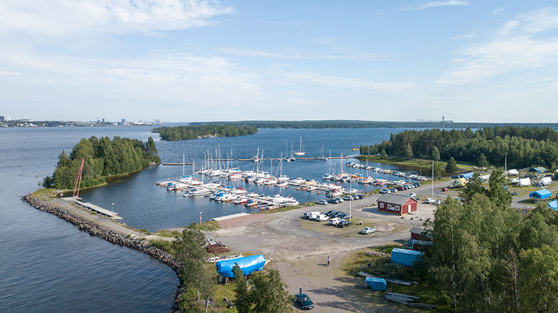 Granudden småbåtshamn i Luleå