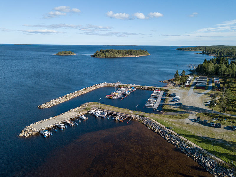 Småskärsudden småbåtshamn i Piteå