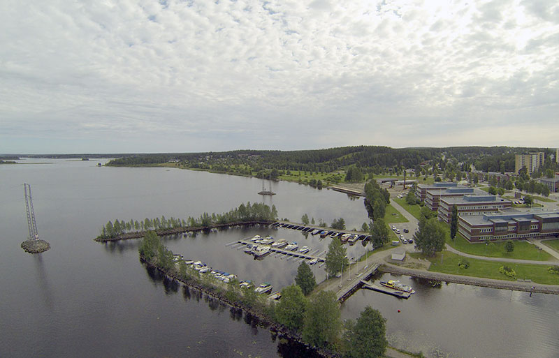 Strömnäs småbåtshamn i Piteå