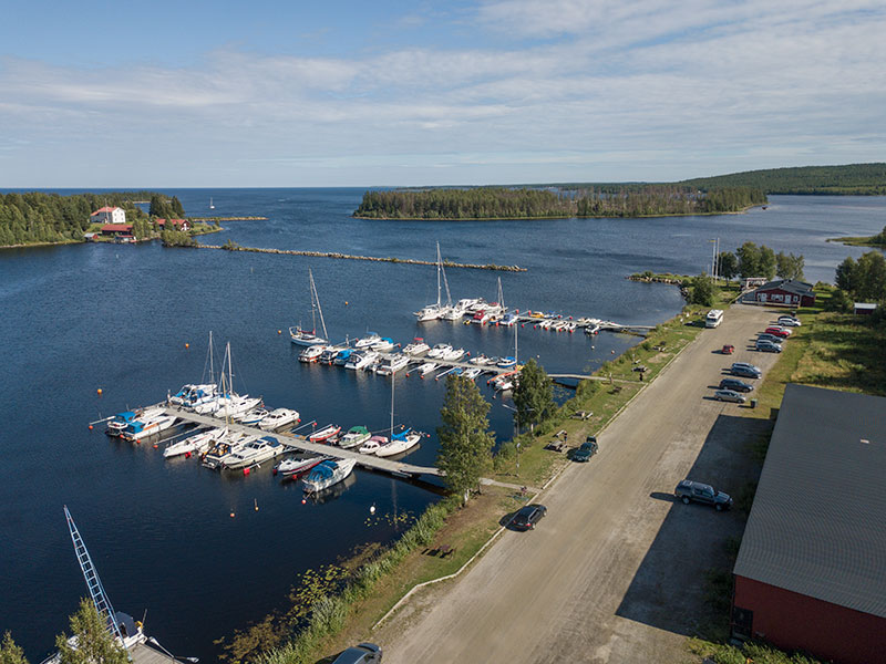 Bureå småbåtshamn i Skellefteå