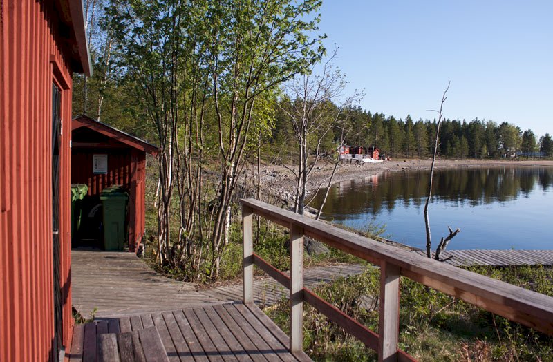 Brygga ordnad till Antnäs-Börstskär